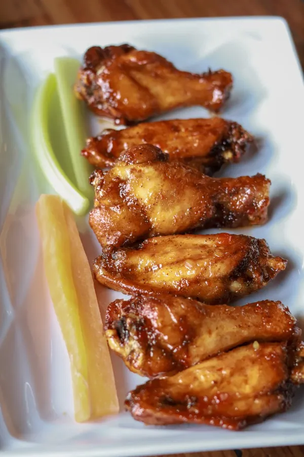 Warren's Wings with lime